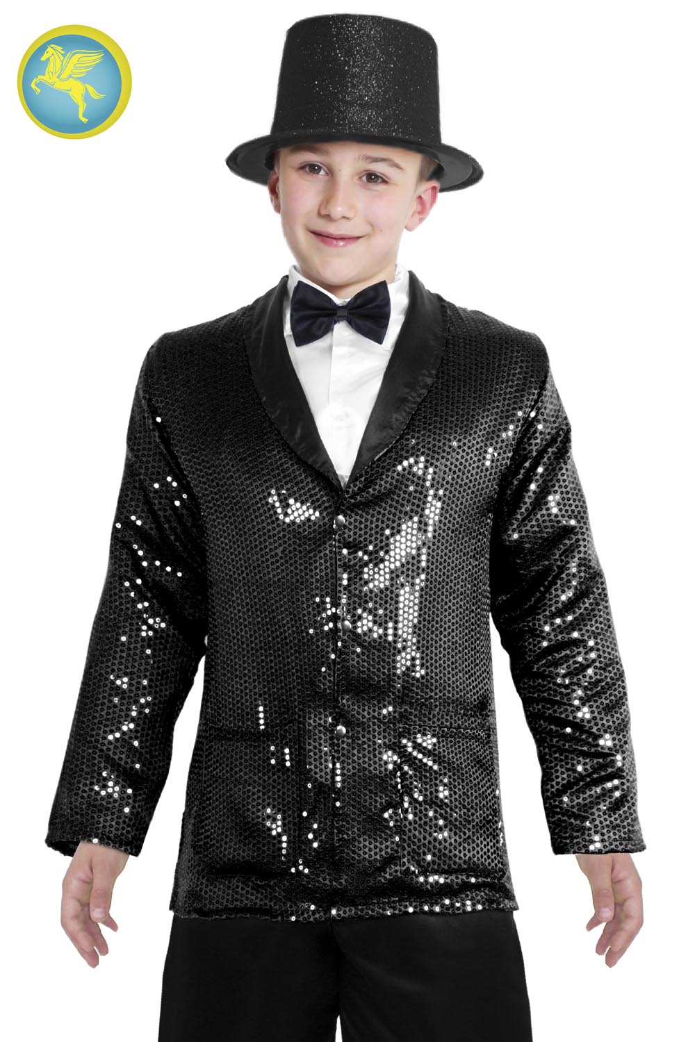 GIACCA PAILLETTES NERO